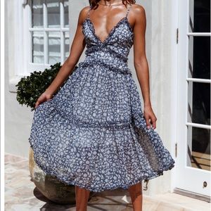 Lightweight chiffon dress